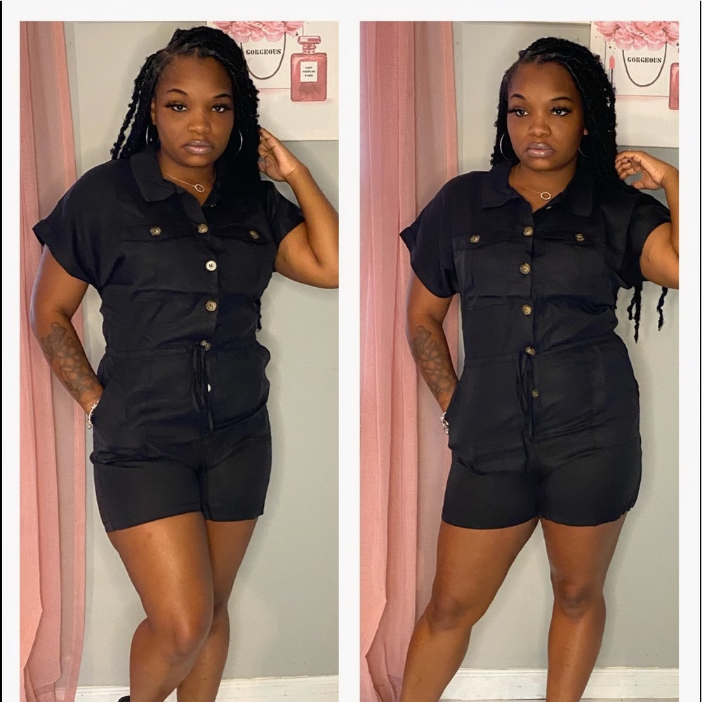 Mimosa Ready Romper Black